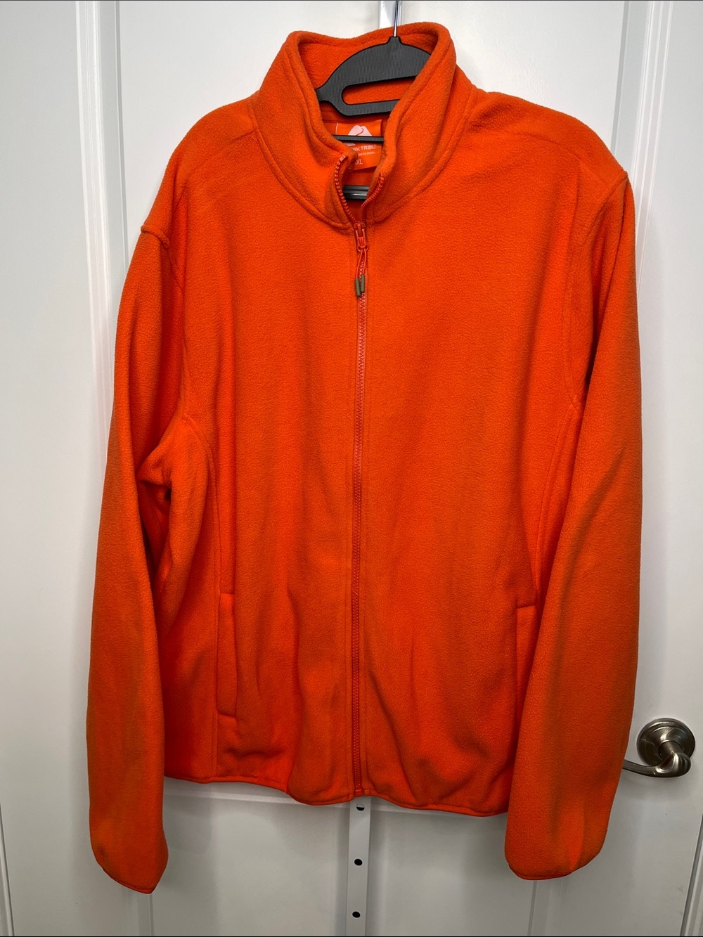 Ozark Trail Men's Orange Full-Zip Fleece Jacket XL NWT
